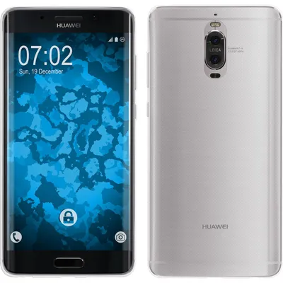 Produktbild von PhoneNatic Case kompatibel mit Huawei Mate 9 Pro - clear Silikon Hülle Slimcase + 2 Schutzfolien