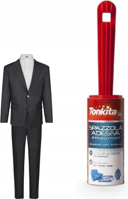 Image de Rouleau Adhésif De Nettoyage Pour Vêtements Arix Tk066...