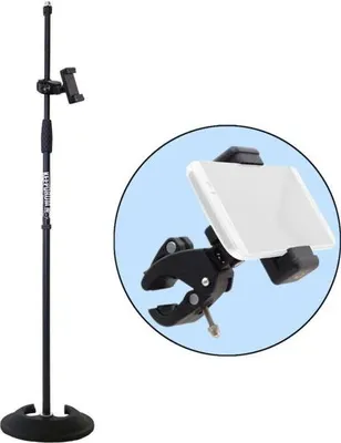 Immagine prodotto di keepdrum MS096 asta microfonica con supporto per smartphone