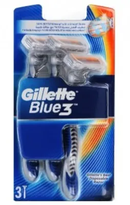 Immagine prodotto di Gillette, Blue 3, Rasoio usa e getta, 3 pezzi (PRODOTTO DALLA GERMANIA)