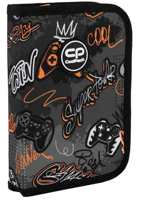 Zdjęcie produktu dla CoolPack Clipper Gamer – Piórnik dla młodego gracza z unikalnym stylem!