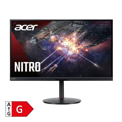 Zdjęcie produktu dla Acer NITRO XV2 XV272UKV, 68,6 cm (27"), 2560 x 1440 px, Wide Quad HD, LCD, 1 ms, Czarny