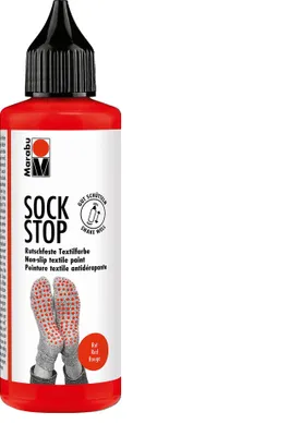 Immagine prodotto di Marabu 17220106232 Marabu colore tessile Sock Stop, 90 ml, rosso