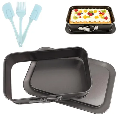 Immagine prodotto di Teglia rettangolare per torte, 28 x 18 cm, Acciaio al carbonio con rivestimento antiaderente