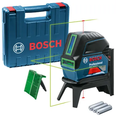 Productafbeelding van Bosch Professional GCL 2-15 G Line Laser 15 m Range + RM1 Rotating Bracket + BM3 Fixed Bracket - 0601066J00