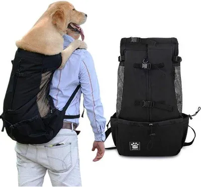 Produktbild von Hundetransporttasche – Haustiertransporttasche – Reisen mit Haustieren – Wasserdichtes Innenfutter – Bis zu 18 kg – Schwarz