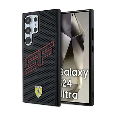 Zdjęcie produktu dla Ferrari FEHCS24LPINK S24 Ultra S928 czarny/black hardcase Big SF Perforated