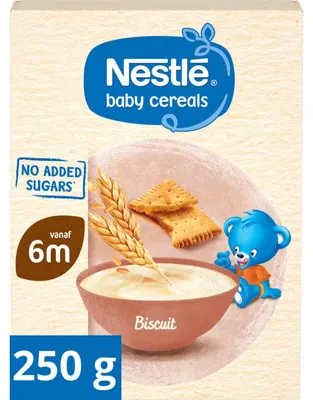 Obrázek produktu pro Nestlé Baby Cereal Biscuit 6 měsíců+ 250 g – Snídaňová svačina bohatá na živiny