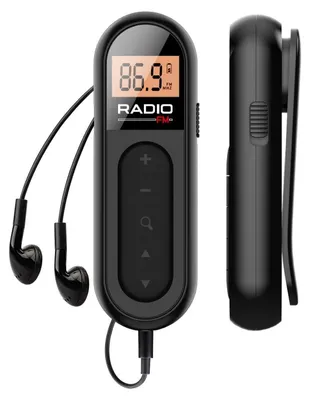 Image de Mini radio AM/FM portable, avec batterie rechargeable
