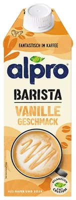 Produktbild von 8 x Alpro Barista Vanille je 750ml  Vegan Laktosefrei Hafer & Soja