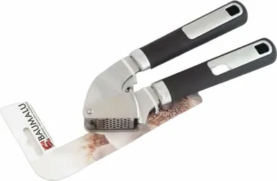 Obrázok produktu pre Baumalu 3216380600267, Lis na cesnak, Čierna, Nerezová oceľ, Nerezová oceľ, Nylon, 65 mm, 195 mm