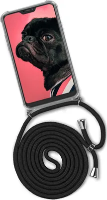 Produktbild von TWIST-Case + TWIST-Cord für Xiaomi Redmi Note 8 Pro, Farbe:Black Diamond (Silber)