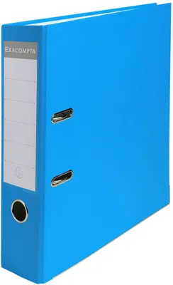 Immagine prodotto di Cartella in PP con 2 anelli, dorso 80 mm, DIN A4 extra large Azzurro