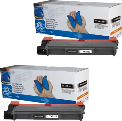 Produktbild von 2x D&C Toner kompatibel mit Brother TN2320 / TN2310