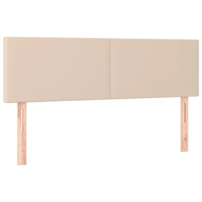 Immagine prodotto di vidaXL Testate letto 2 pezzi Marrone cappuccino 72x5x78/88 cm Pelle finta