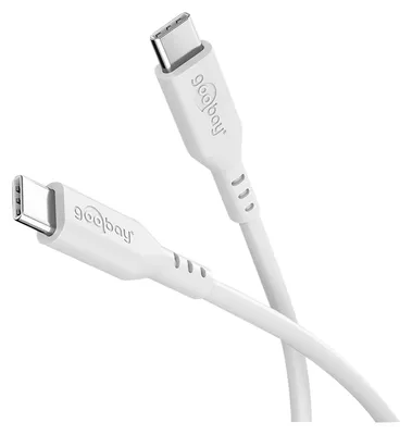 Obrázok produktu pre Goobay 77743, 1,5 m, USB C, USB C, USB 2.0, 0,48 Gbit/s, Biela