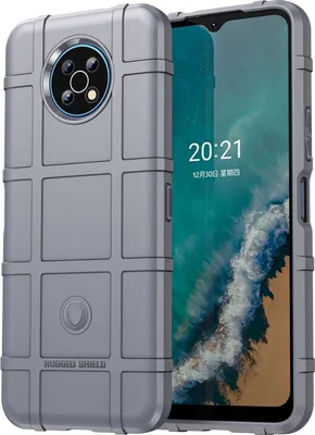 Produktbild von Mobigear Rugged Shield  Nokia G50 Hülle Flexibles TPU Backcover Stoßfest - Grau