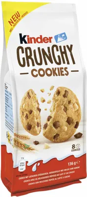 Produktbild von Ferrero Kinder Crunchy Cookies VPE (15x136g Packung)