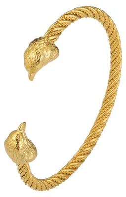 Productafbeelding van Viking Eagle Head Armband Roestvrijstaal met Manchet