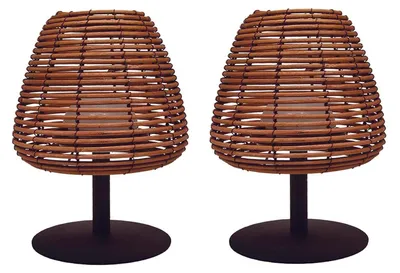 Immagine prodotto di Set con 2 lampade da tavolo senza fili BOHEME h25cm