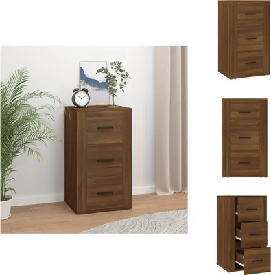 Obrázok produktu pre vidaXL Príborník hnedý dubový vzhľad 40x33x70 cm materiál na báze dreva - Príborníky