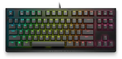 Produktbild von Alienware AW420K, Kabelgebunden, USB, Mechanischer Switch, QWERTY, RGB-LED, Schwarz