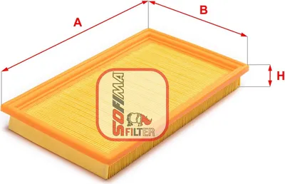Produktbild von Luftfilter SOFIMA S 3A49 A für SUZUKI VITARA (LY) Filtereinsatz