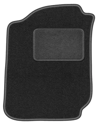 Productafbeelding van Velours bestuurdersmat voor Toyota Land Cruiser J90 / J95 1996-2001 – grafiet, op maat – Wielganizator LUX