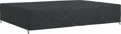Image de vidaXL Couverture pour meubles de jardin Noir 350 x 260 x 90 cm 210D