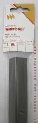Produktbild von Winkelprofil Bodenprofil bronze dunkel 24,5x20mmx90 cm