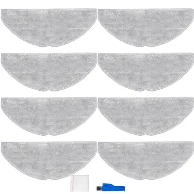 Mikrofaser-Wischpads für Roboterstaubsauger, 8 Stück
