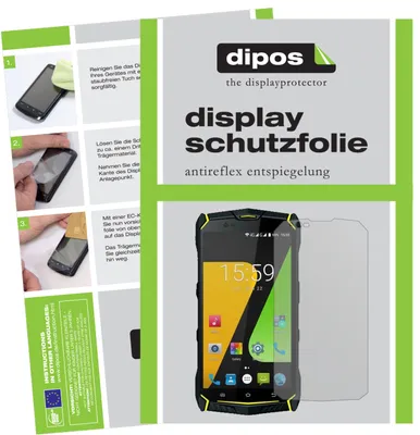 Produktbild von 2x Schutzfolie für Jesy J9S matt Displayschutzfolie Folie Display Schutz dipos