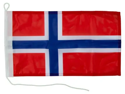 Produktbild von Motorrad-/Bootsflagge 25x40cm: Norwegen