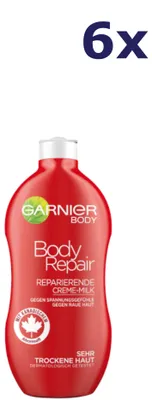Image de 6 x Lotion réparatrice pour le corps Garnier Body Repair, 400 ml