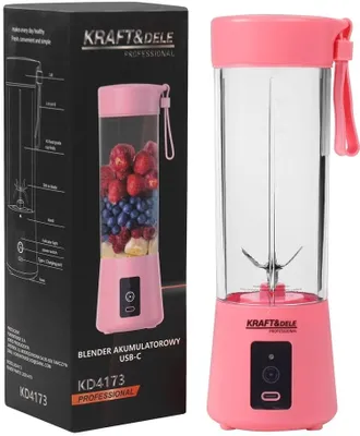 Produktbild von Akku-Standmixer USB-C 400ml / 2x3000mAh KD4173