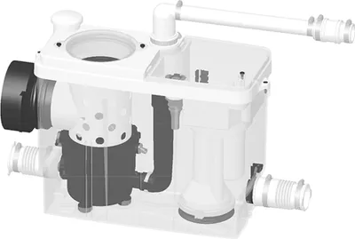 Zdjęcie produktu dla Podnośnik WC SFA Sanipack Pro Up, kompaktowa pompa do ścieków