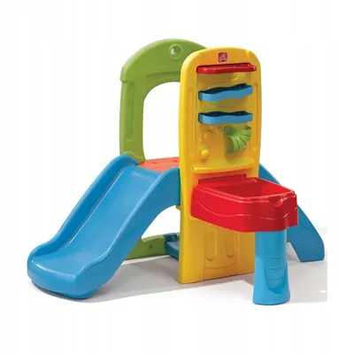 Image de Step2 Play Ball Appareil de jeu avec toboggan et balles | Appareil à grimper en plastique pour enfants | Toboggan pour enfants incl. 10 balles de jeu