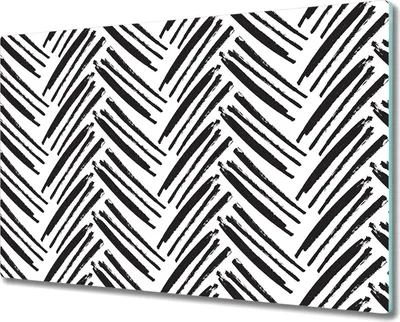 Produktbild von Herd-Abdeckplatte Glas Schneidebrett Ceranfeld-Abdeckung - 80x52 cm - Fischgrätenmuster