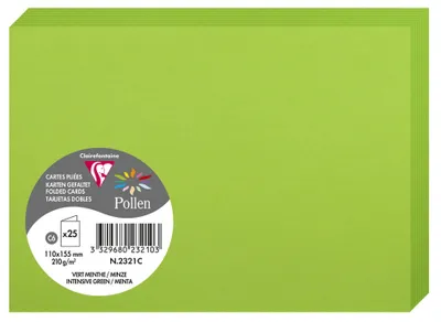 Obrázek produktu pro Pollen by Clairefontaine double card C6, mint