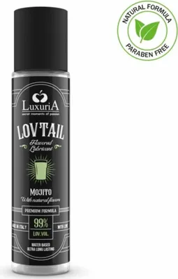 Produktbild von Luxuria Water Based Lovtail Lubricant - Mojito 60Ml