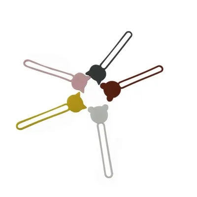 Produktbild von Silikon-Kabelaufroller - Braun