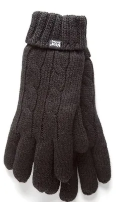 Imagen del producto de Guantes HeatHolders para mujer, talla M/L, color gris jaspeado, modelo 100421