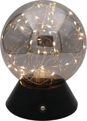 Image de Luxe - Lampe de table Touch - Mila - Noir - H16 x Ø12