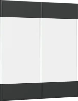 Produktbild von Küchenfront Vicco R-Line Anthrazit Landhaus 59.2 x 59 cm Möbelfront für den Hängeglasschrank, Model 37520