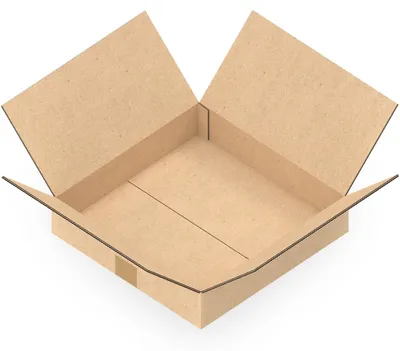 Produktbild von KK Verpackungen 100 Stück Versandkartons 590 x 590 x 130 mm Kartons 2-wellig BC-Welle, Faltkartons