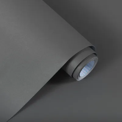 Immagine prodotto di Carta adesiva in vinile, grigio scuro, 40 x 300 cm