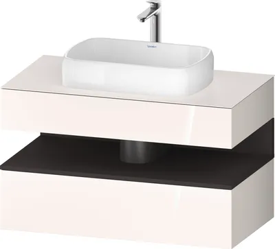 Produktbild von DURAVIT QA4731080220000 QTG KWTU WH Ek. 1000x550x600 Wß Hgl.