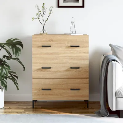 Produktbild von vidaXL Sideboard Sonoma-Eiche 69,5x34x90 cm Holzwerkstoff