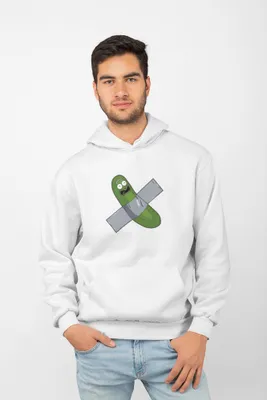 Produktbild von D&B Uni Hoodie MO00053 Rick And Morty Weiß-Größe M