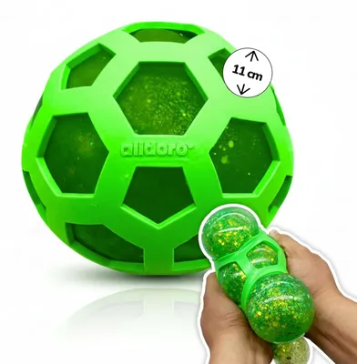 Produktbild von alldoro XXL Mesh Squishy Anti Stress Quetschball, mit Ø 11 cm extra groß